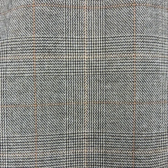 Banana Republic Mens Plaid Wool Blend Coat L Tailored Quiet Luxury Dark Academia - Picture 12 of 16